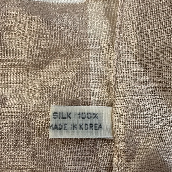 90s Y2K Mod Fashionable Ladies Silk Scarf, Tu Milano, Made in Korea D  pattern - Picture 6 of 6